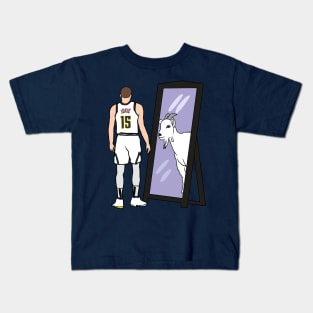 Nikola Jokic Mirror GOAT Kids T-Shirt